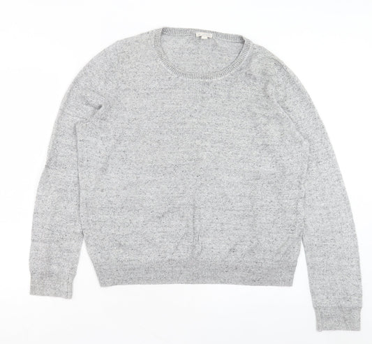 Gap Mens Grey Crew Neck Cotton Pullover Jumper Size XL