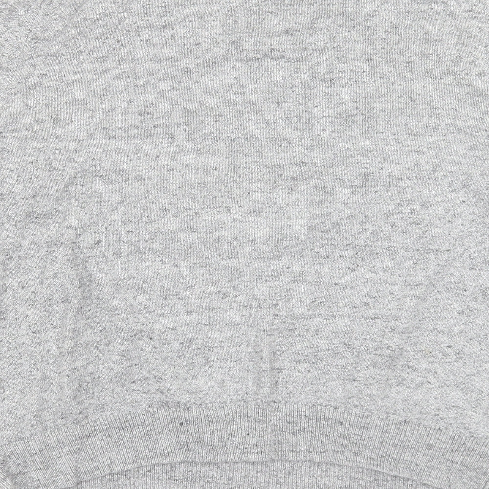 Gap Mens Grey Crew Neck Cotton Pullover Jumper Size XL