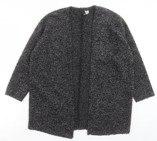Womens UK Size S H&M Grey Cardigan Jumper
