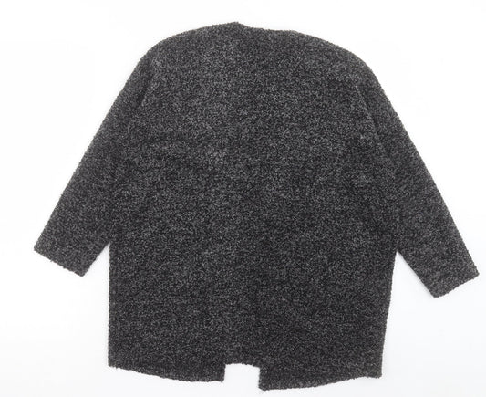 Womens UK Size S H&M Grey Cardigan Jumper