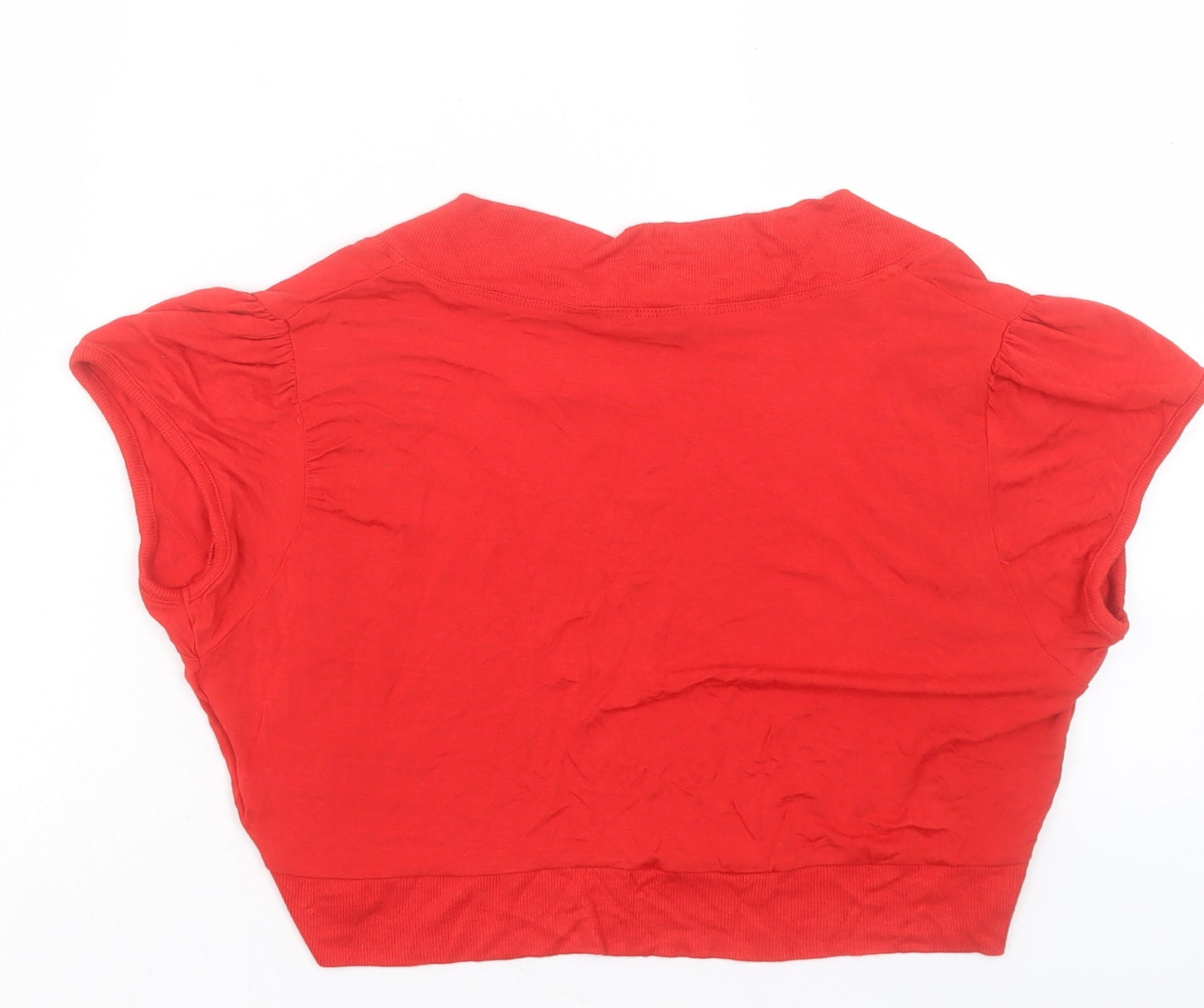 Womens UK Size 18 New Look Red Cardigan Jumper