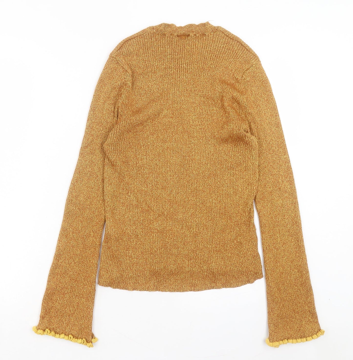 Womens UK Size 16 Topshop Yellow Pullover Jumper