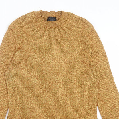 Womens UK Size 16 Topshop Yellow Pullover Jumper