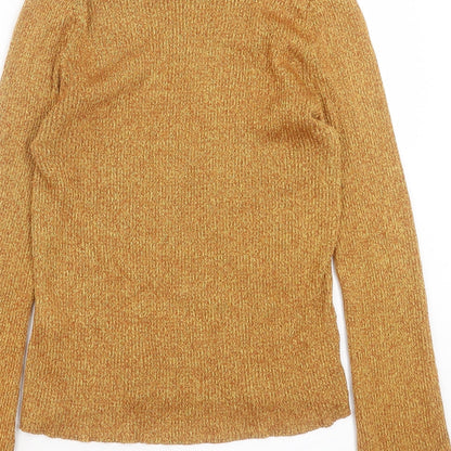 Womens UK Size 16 Topshop Yellow Pullover Jumper