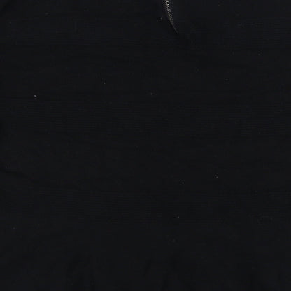Womens UK Size M Oasis Black Basic T-Shirt