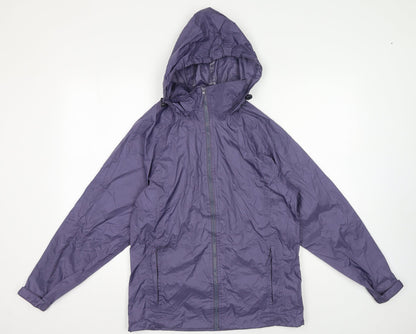 Womens UK Size S Preworn Purple Rain Coat