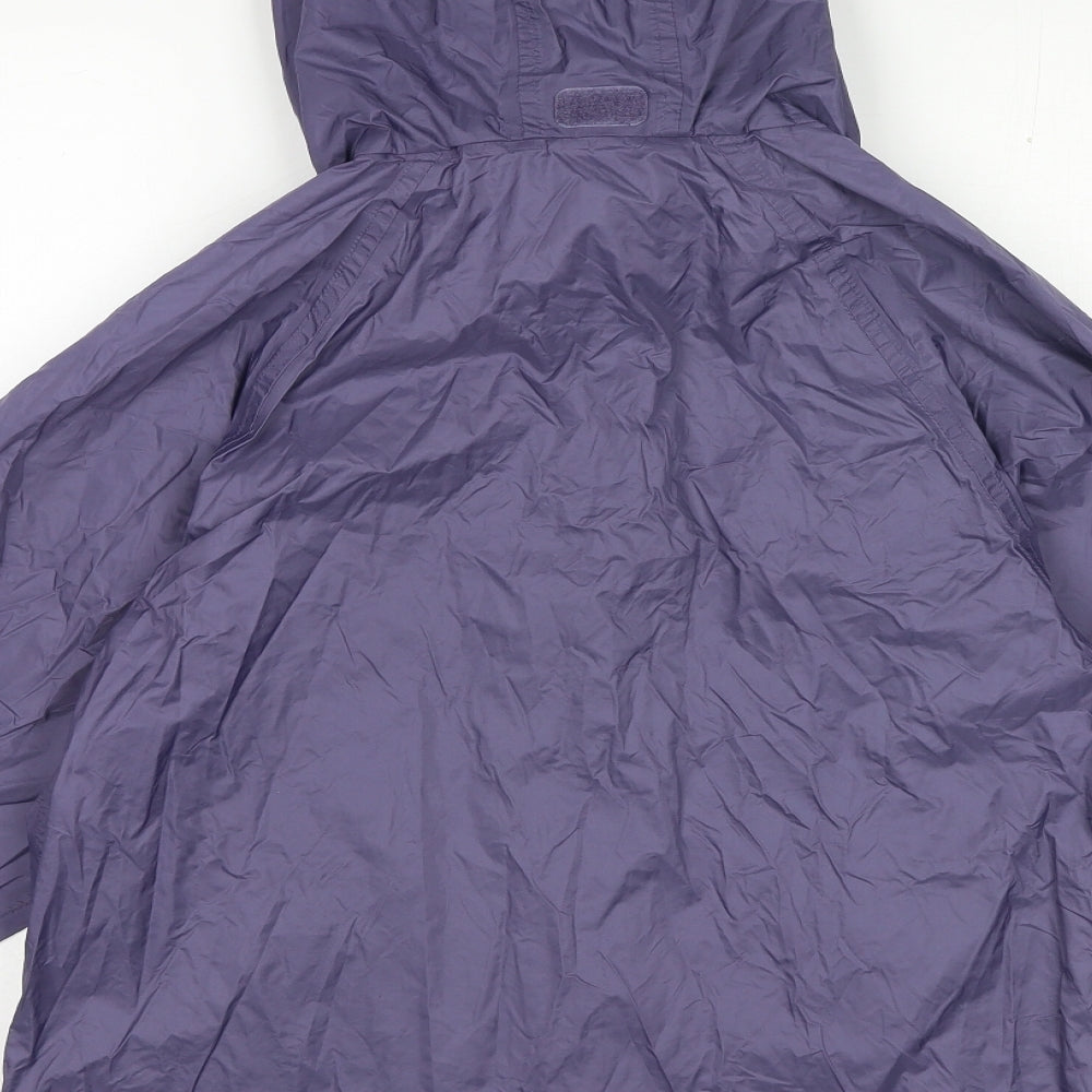 Womens UK Size S Preworn Purple Rain Coat