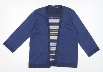 Womens UK Size L Alexara Blue Pullover Jumper