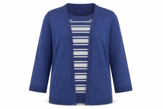 Womens UK Size L Alexara Blue Pullover Jumper