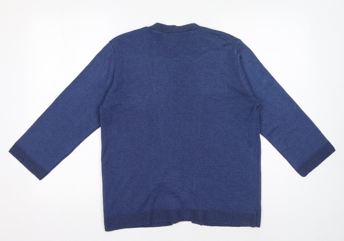 Womens UK Size L Alexara Blue Pullover Jumper