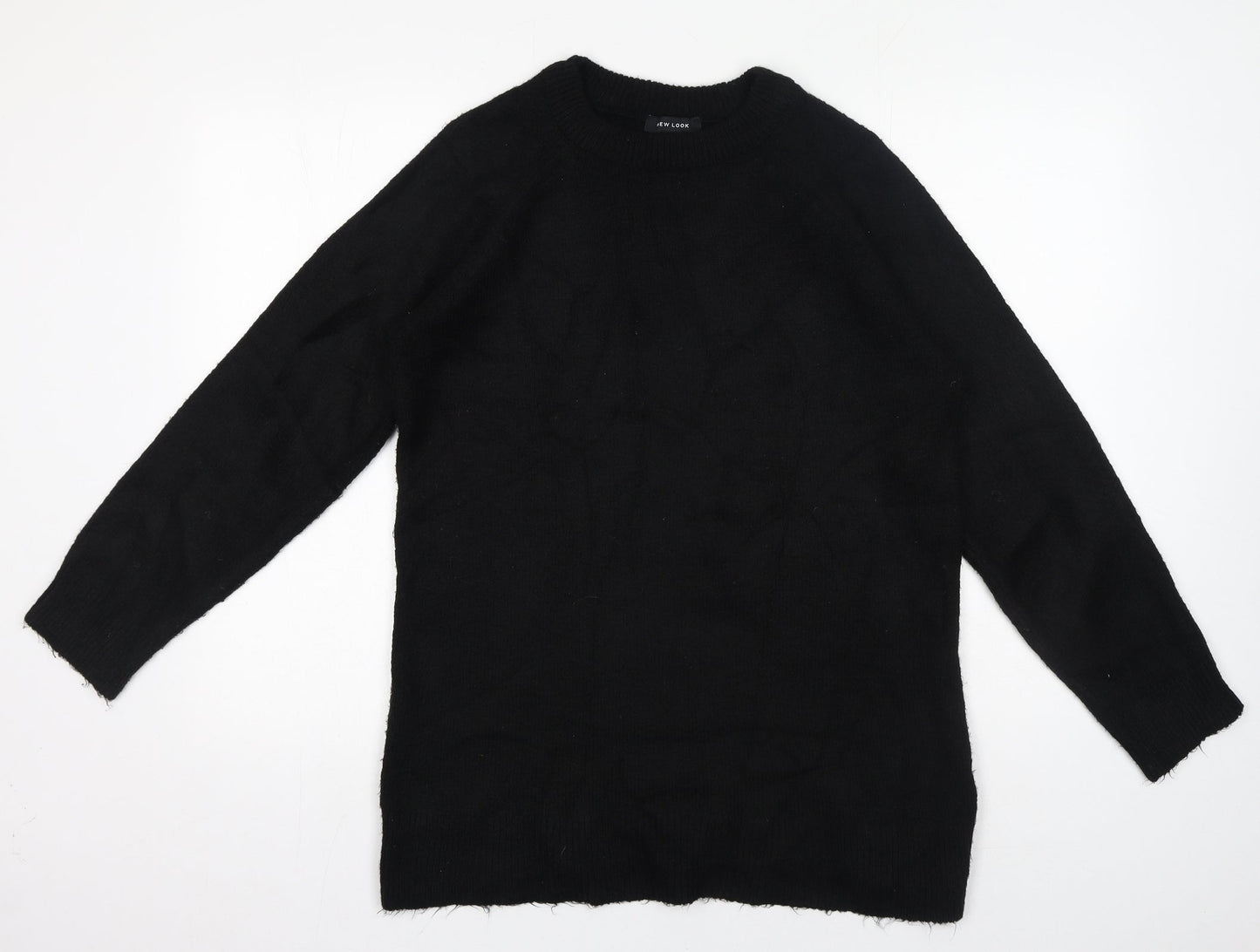 Womens UK Size S New Look Black Pullover Jumper