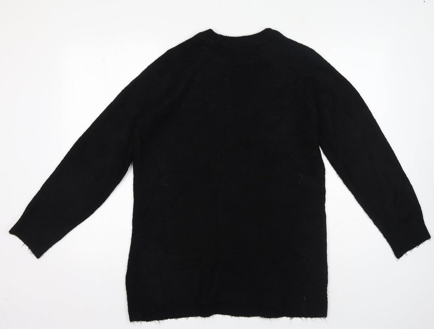 Womens UK Size S New Look Black Pullover Jumper