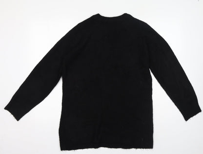 Womens UK Size S New Look Black Pullover Jumper