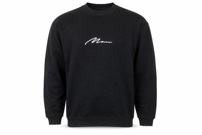 Mens UK Size XS Boohoo Black Pullover Sweatshirt