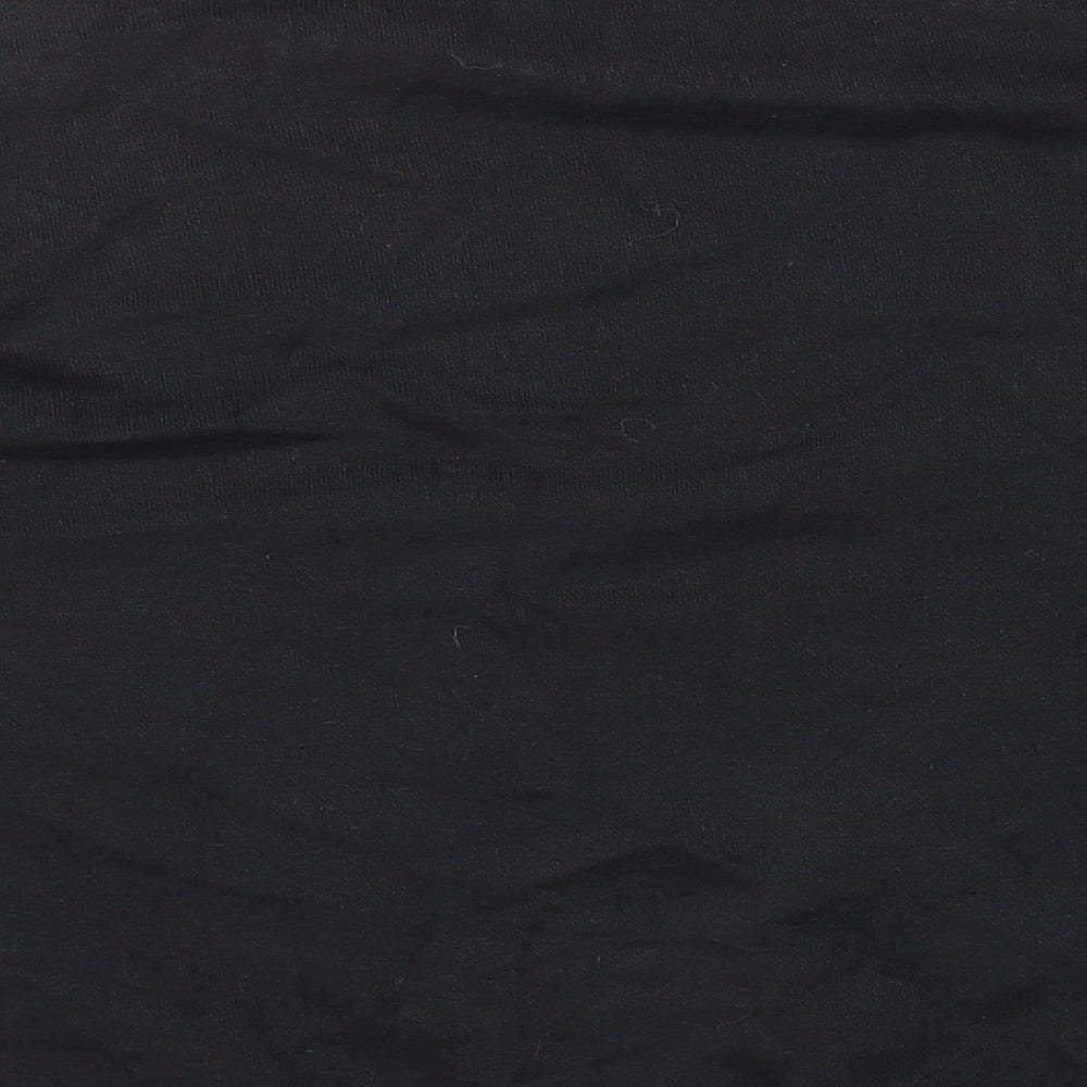 Mens UK Size XS Boohoo Black Pullover Sweatshirt