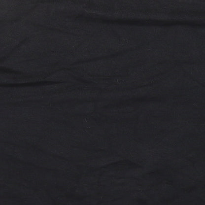 Mens UK Size XS Boohoo Black Pullover Sweatshirt