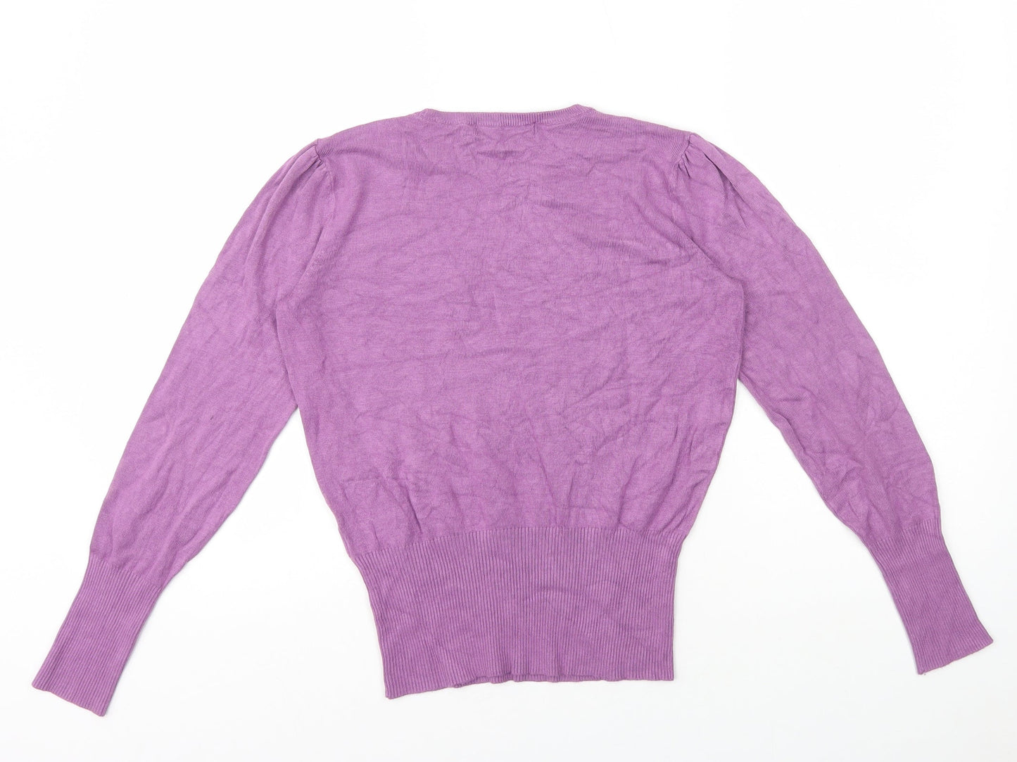 Womens UK Size 8 Marks and Spencer Purple Pullover Jumper