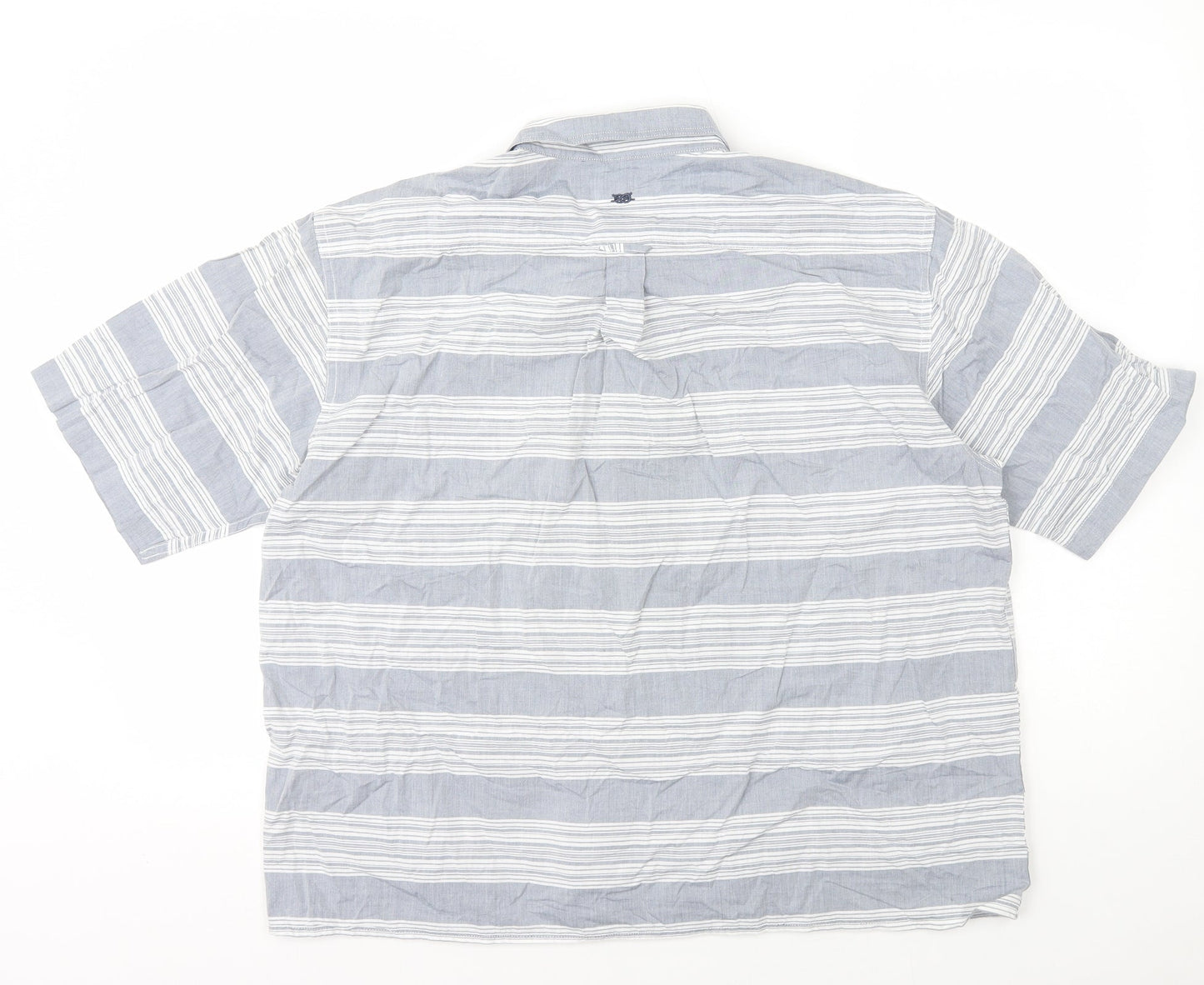 Mens UK Size L Bar Harbour Grey  Button-Up Short Sleeve Casual Shirt