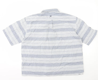 Mens UK Size L Bar Harbour Grey  Button-Up Short Sleeve Casual Shirt