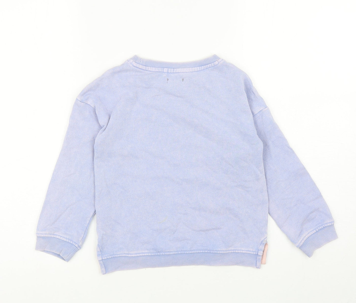 NEXT Girls Blue Cotton Pullover Sweatshirt Size 6 Years Pullover - Kindness Is My Super Power