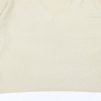 Womens UK Size XL Debbie Morgan Beige Pullover Jumper