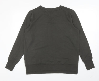 MONDETTA Womens Green Polyester Pullover Sweatshirt Size M Pullover