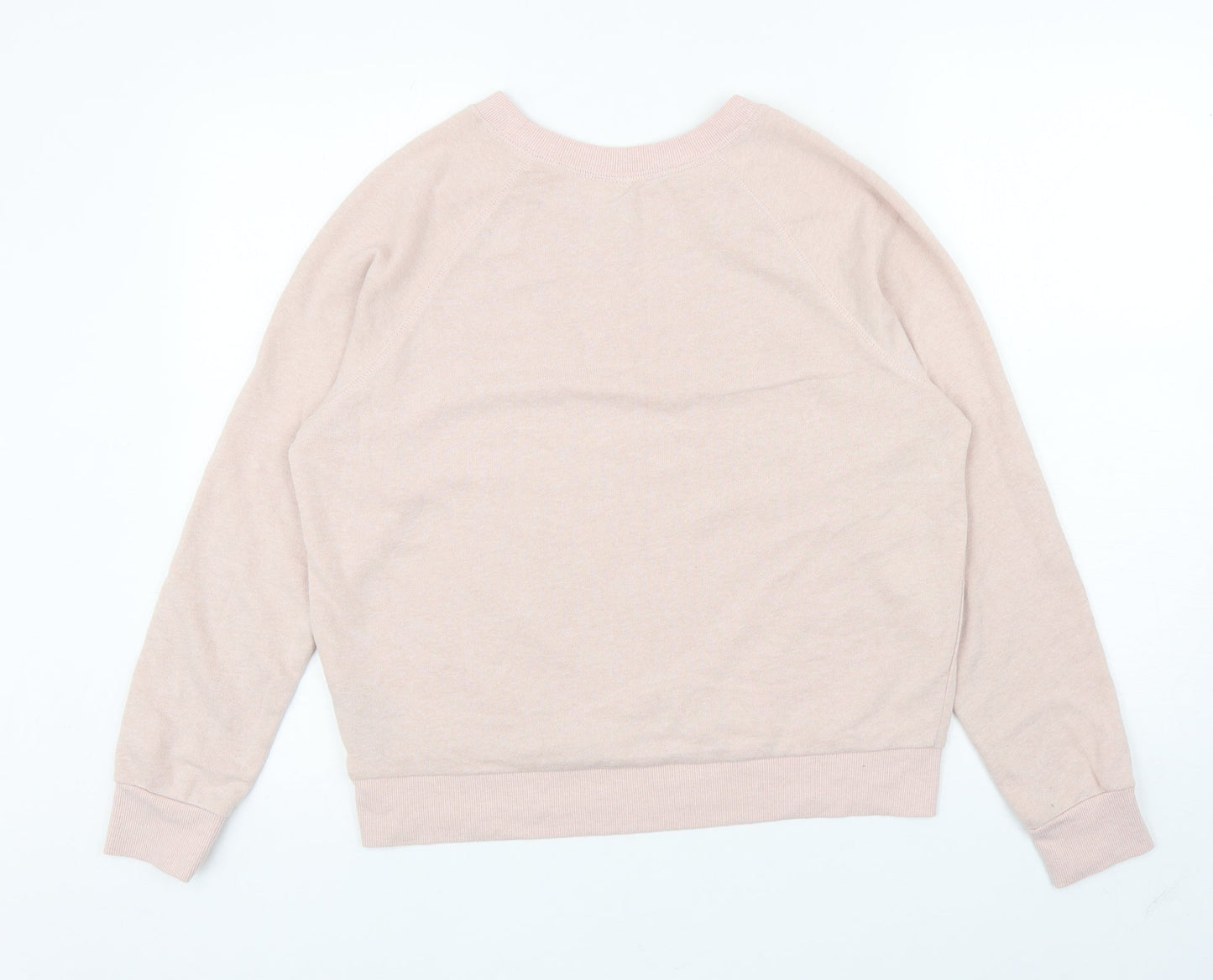 Divided Womens Pink Polyester Pullover Sweatshirt Size M Pullover