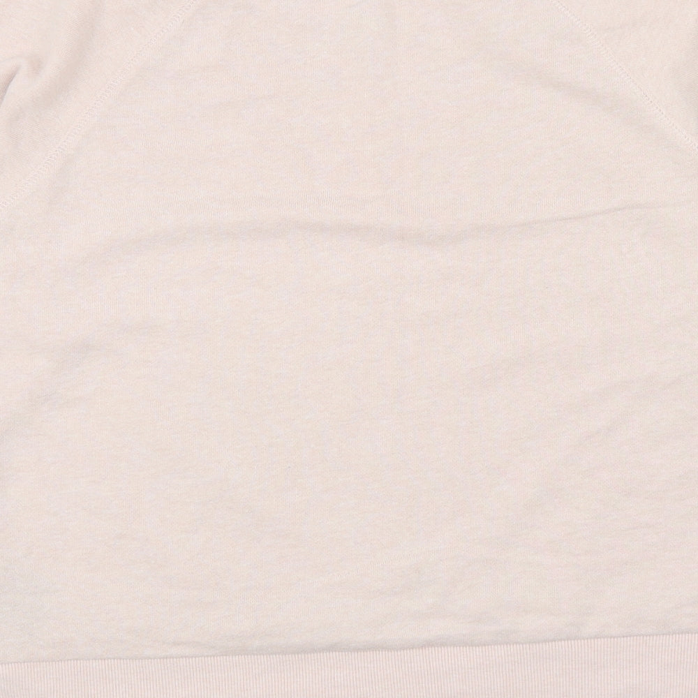 Divided Womens Pink Polyester Pullover Sweatshirt Size M Pullover