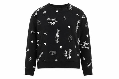 Primark Womens Blue Geometric Cotton Pullover Sweatshirt Size XS Pullover - Disney