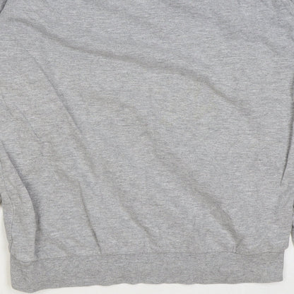H&M Womens Grey Cotton Pullover Sweatshirt Size XS Pullover - Pizza My Heart