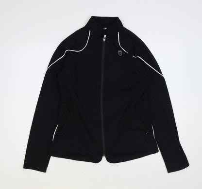 K-Swiss Womens Black Jacket Size 12 Zip