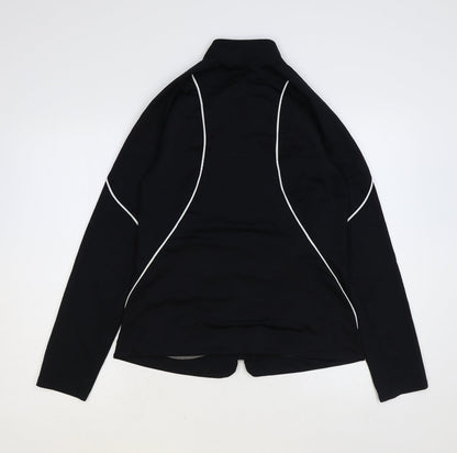 K-Swiss Womens Black Jacket Size 12 Zip