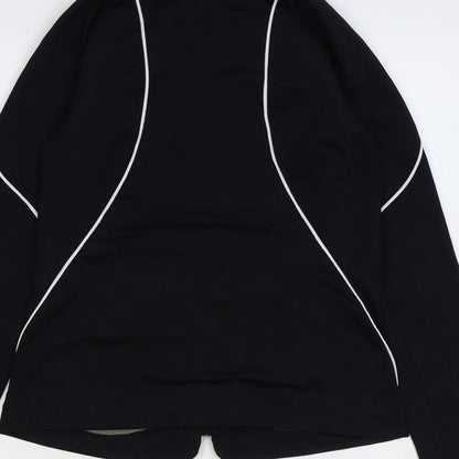 K-Swiss Womens Black Jacket Size 12 Zip