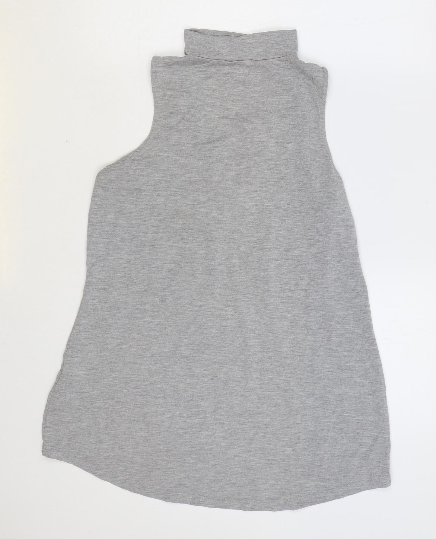Womens UK Size 12 Select Grey Basic T-Shirt