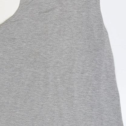 Womens UK Size 12 Select Grey Basic T-Shirt