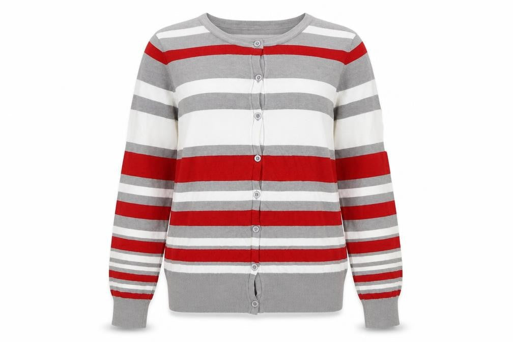 Womens UK Size XL Ellie Louise Multicoloured Cardigan Jumper