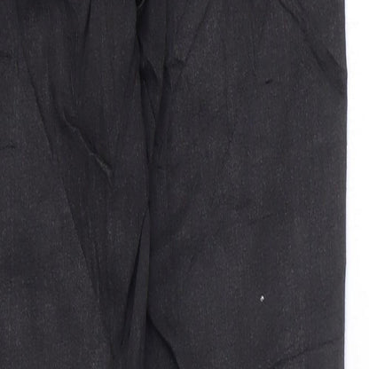 Topshop Womens Black Cotton Skinny Jeans Size 26 in L30 in Regular Zip