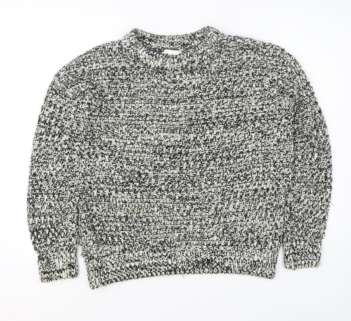 Womens UK Size XS H&M White Pullover Jumper