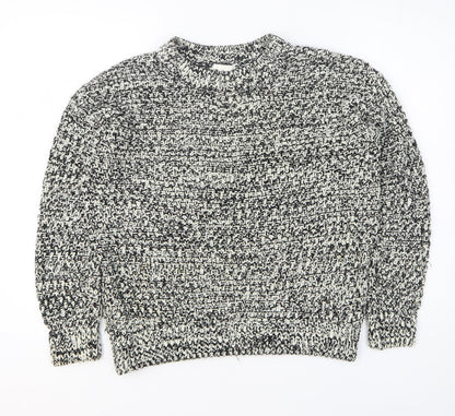 Womens UK Size XS H&M White Pullover Jumper