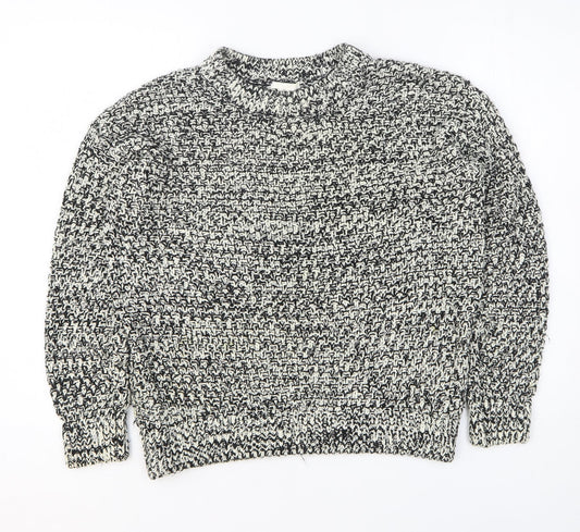 Womens UK Size XS H&M White Pullover Jumper