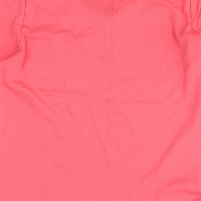 Womens UK Size 10 Marks and Spencer Pink Basic T-Shirt