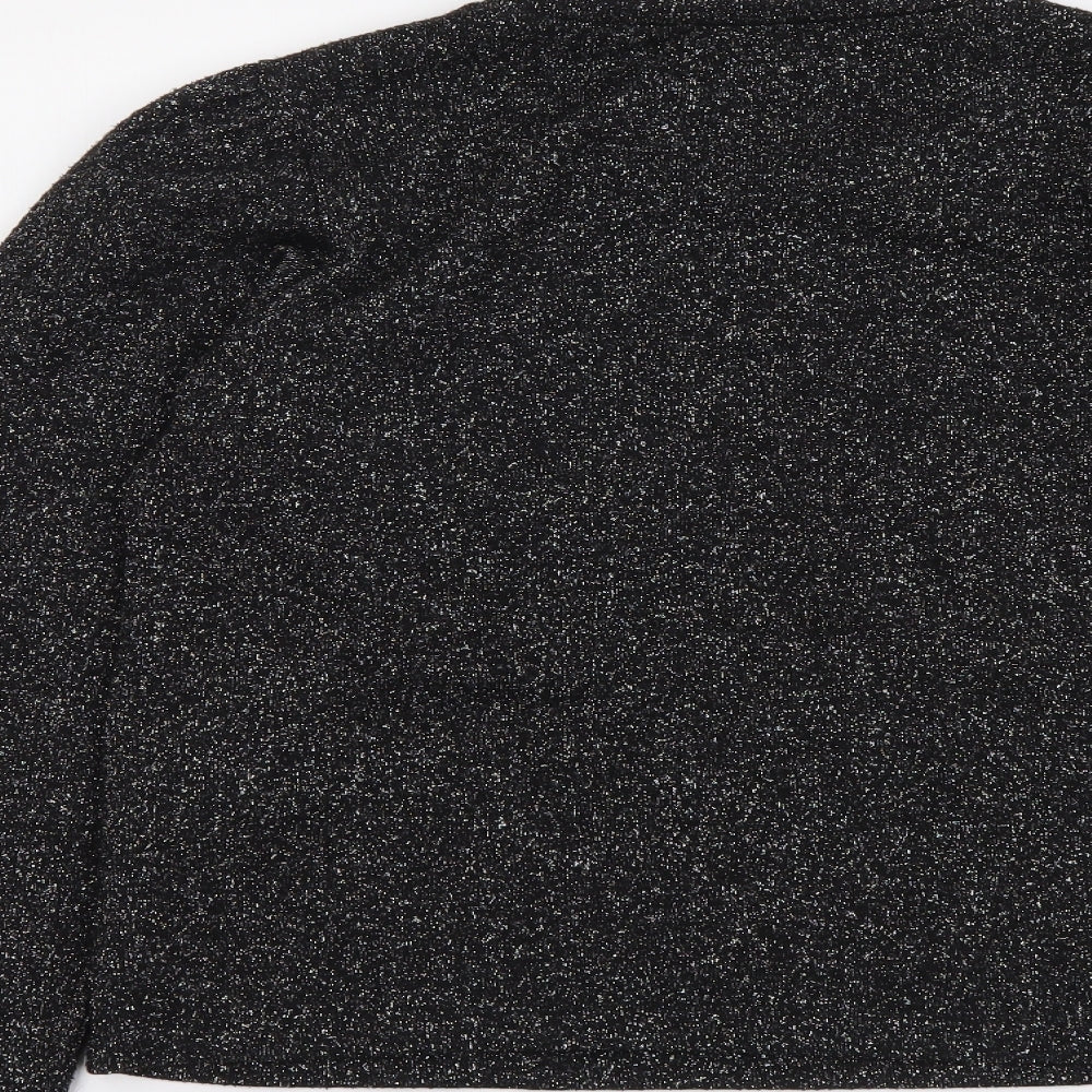 Womens UK Size L Zara Silver Pullover Jumper