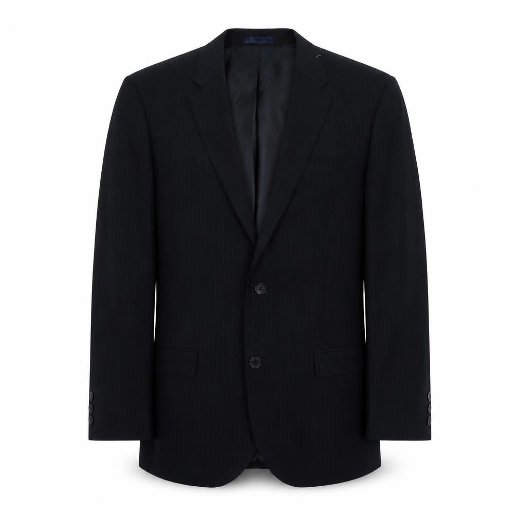 Mens UK Size M B&W Regular Blue Suit Jacket