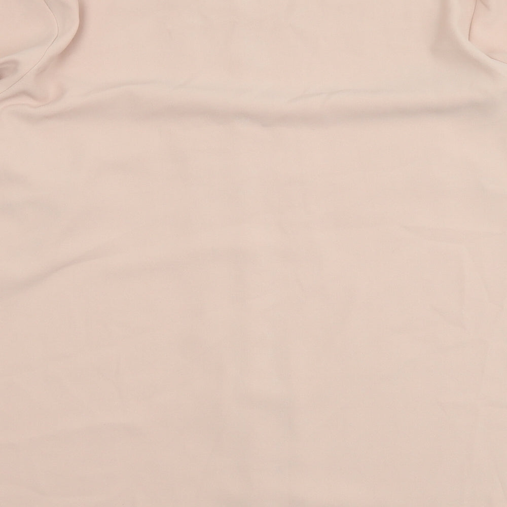 Womens UK Size 18 Marks and Spencer Pink Basic Button-Up