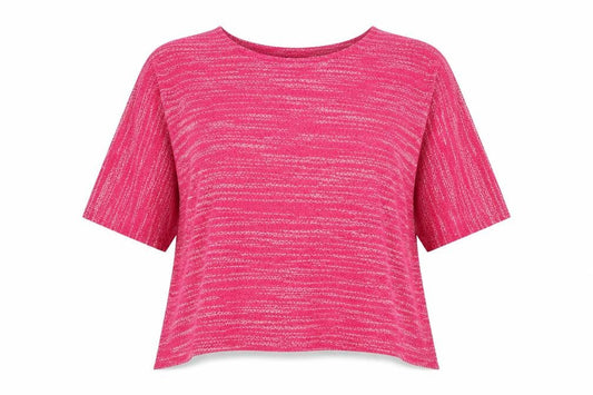 Womens UK Size 14 Saloos Pink Basic Blouse
