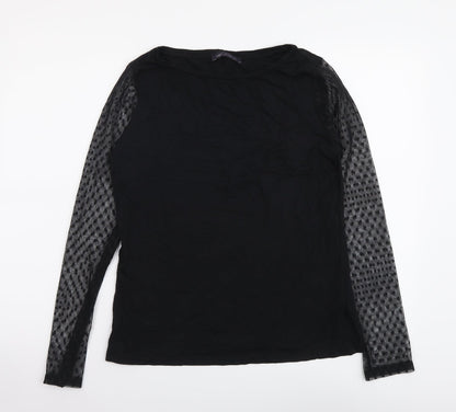 Womens UK Size 12 Marks and Spencer Black Basic Blouse