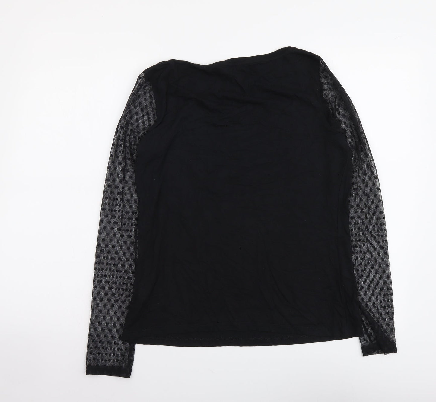 Womens UK Size 12 Marks and Spencer Black Basic Blouse