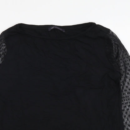Womens UK Size 12 Marks and Spencer Black Basic Blouse