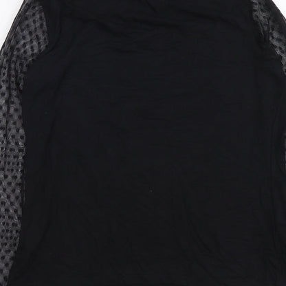 Womens UK Size 12 Marks and Spencer Black Basic Blouse