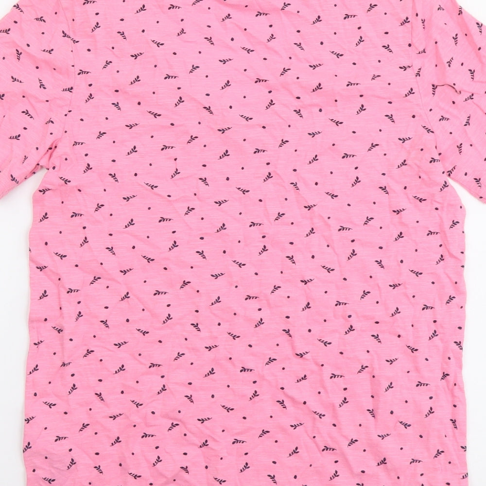 Womens UK Size 6 Marks and Spencer Pink Basic T-Shirt